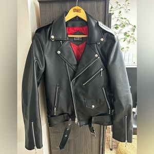 Vegan Leather Commando Jacket Straight from Hell